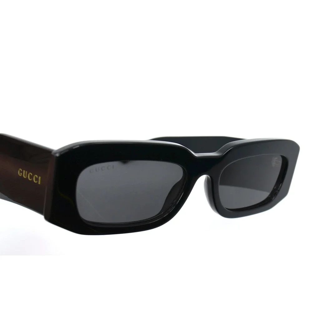 Gucci GG1426S Black Grey Sunglasses Unisex Authentic Italy New w/ Case